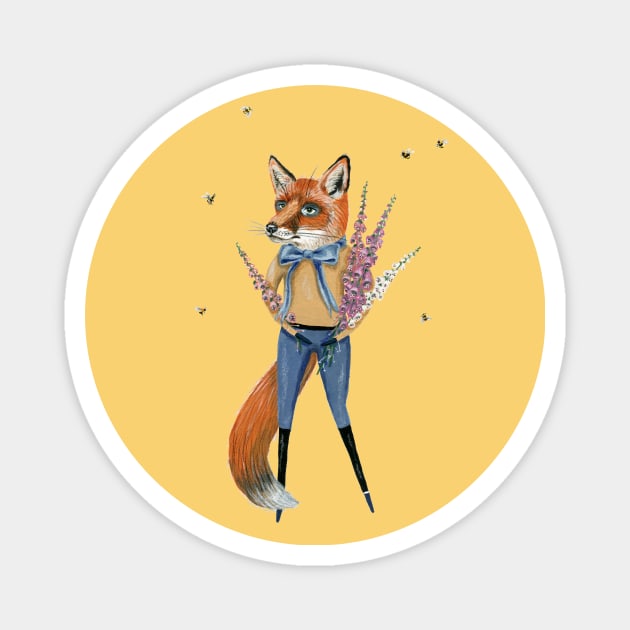 Clarence the fox Magnet by KayleighRadcliffe